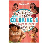 Mes Coloriages Avec Stickers Vaiana 2