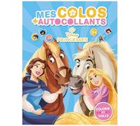 Mes Colos + Autocollants Princesses Et Chevaux - Colorie Et Colle