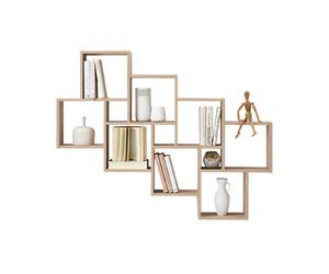MES Étagère design BECKY - Chêne clair