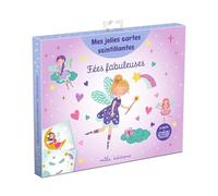 Mes jolies cartes scintillantes - Fées fabuleuses: avec 6 cartes illustrées et 6 planches de stickers pailletés