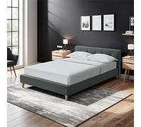 Mes Lit 160x200 cm - Anthracite