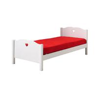 MES Lit 90x200 cm - Pin blanc
