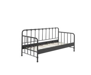 MES Lit banquette avec sommier - Noir