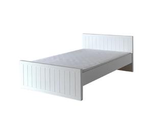 MES Lit BREVAL 120x200 cm Blanc