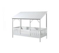 MES Lit cabane Blanc 90x200 cm