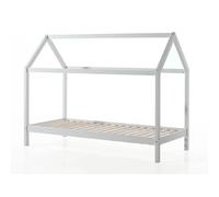 MES Lit cabane blanc 90x200 cm STANY