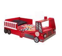 MES Lit camion de pompier 70x140 cm Rouge