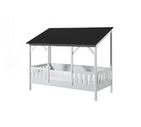 MES Lit HUTTY - 90x200 - Noir