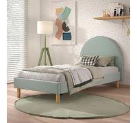 MES Lit simple LUNA avec sommier - Vert clair