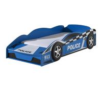 MES Lit voiture de police 70x140 cm - Bleu