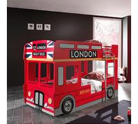MES Lits superposés "London Bus" - 90x200 cm