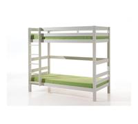 MES Lits superposés PINO 90x200 - Blanc