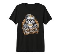 Mes Mains sont Peut-être Sales, mais Mon Argent est Propre Mechanic T-Shirt Haut de Gamme