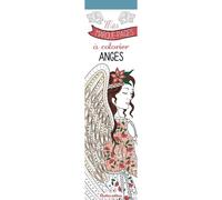 Mes marque-pages à colorier : Anges - Marica Zottino - Rustica - broché - Livre-jeu