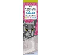 Mes marque-pages à colorier au numéro - Chats - Marica Zottino - Rustica - broché - Livre-jeu