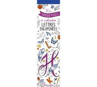 Mes marque-pages à colorier : Lettres enluminées - Marica Zottino - Rustica - broché - Livre-jeu