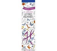 Mes marque-pages à colorier : Lettres enluminées - Marica Zottino - Rustica - broché - Livre-jeu