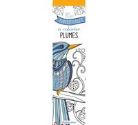 Mes marque-pages à colorier : Plumes - Marica Zottino - Rustica - broché - Livre-jeu