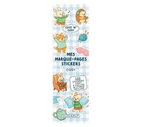 Mes Marque-Pages Stickers Cosy - Plus De 100 Stickers Cosy À Coller & 1 Pince Incluse