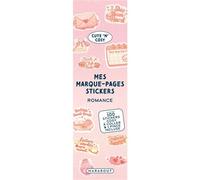 Mes marque page stickers - Romance - Collectif - Marabout - broché - Livre-jeu