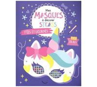 Mes Masques À Décorer Strass - Fées Et Licornes - 1000 Strass Autocollants