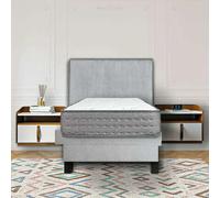 MES Matelas ZEN 90x190 - Blanc et Gris
