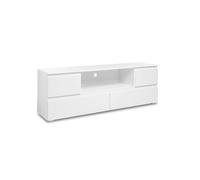 Mes Meuble TV 4 tiroirs - Blanc