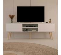 Mes Meuble TV CISKO - Blanc