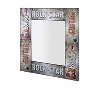 Mes Miroir mural Rock Star - Argent
