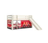 MES Pino Lit avec toboggan - Camion de pompier
