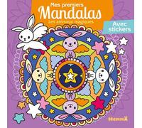Mes premiers mandalas - Les animaux magiques - Avec stickers - Chrystèle Lim - Hemma - broché - Document jeunesse