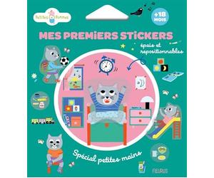 Mes premiers stickers - Au fil de la journée - Emilie Lapeyre - Fleurus - broché - Livre-jeu