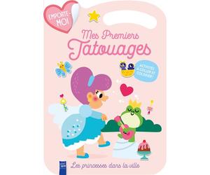 Mes premiers tatouages -Princesse et sa grenouille - Collectif - Yoyo Books - broché - Document jeunesse