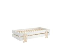 Mes Sommier lit d'appoint empilable - Blanc