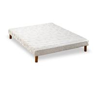 Mes Sommier tapissier 2 personnes - Blanc