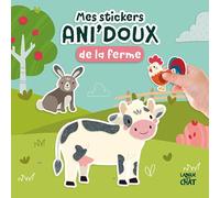 Mes stickers Ani'doux de la ferme - Livre d'activités avec grands stickers - Dès 36 mois