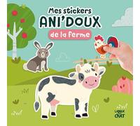 Mes stickers Ani'doux de la ferme - Livre d'activités avec grands stickers - Dès 36 mois