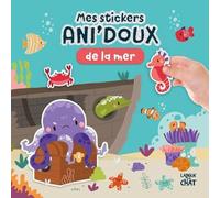 Mes stickers Ani'doux de la mer - Livre d'activités avec grands stickers - Dès 36 mois