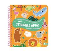 Mes Stickers Épais Animaux Préférés - Des Décors, 30 Stickers Repositionnables Et Des Jeux