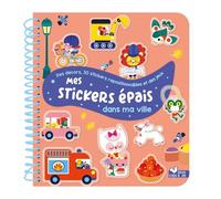 Julie Mercier – Mes stickers épais - Dans ma ville – Broché – Livre-jeu