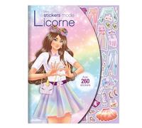 Mes stickers mode Licorne 260 autocollants - Lotty - Play Bac Eds - broché - Document jeunesse