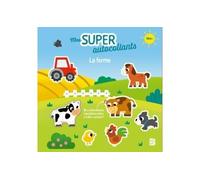 Mes super autocollants - La ferme - Emma Martinez - Le Ballon Eds - broché - Livre-jeu