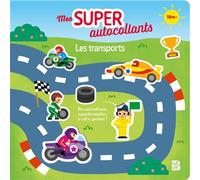 Mes super autocollants - Les transports - Emma Martinez - Le Ballon Eds - broché - Livre-jeu