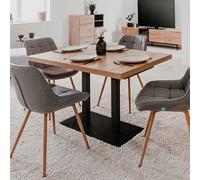 MES Table à manger - Chêne et noir