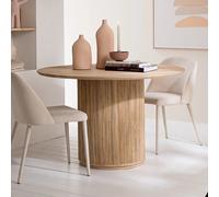 Mes Table à manger ronde bois - Naturel