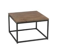 Mes Table basse métal et bois - Noir