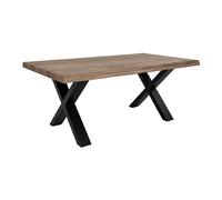 Mes Table basse rectangulaire - Marron et noir