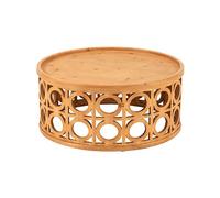 Mes Table basse ronde en bois - Marron