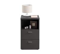 MES Table d'appoint - Noir 35x40x61,5 cm