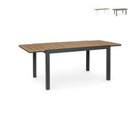 Mes Table de jardin extensible 140/200 cm Anthracite